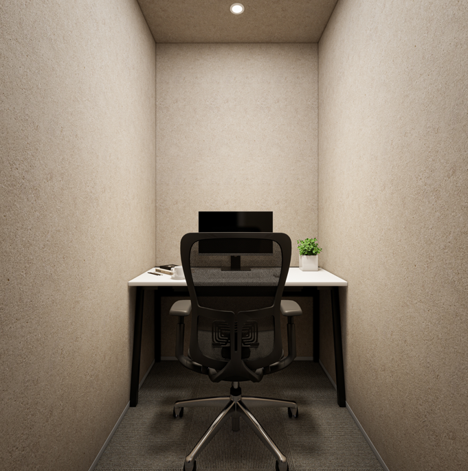 専有部_個室。24時間利用することができます。※画像はイメージです。