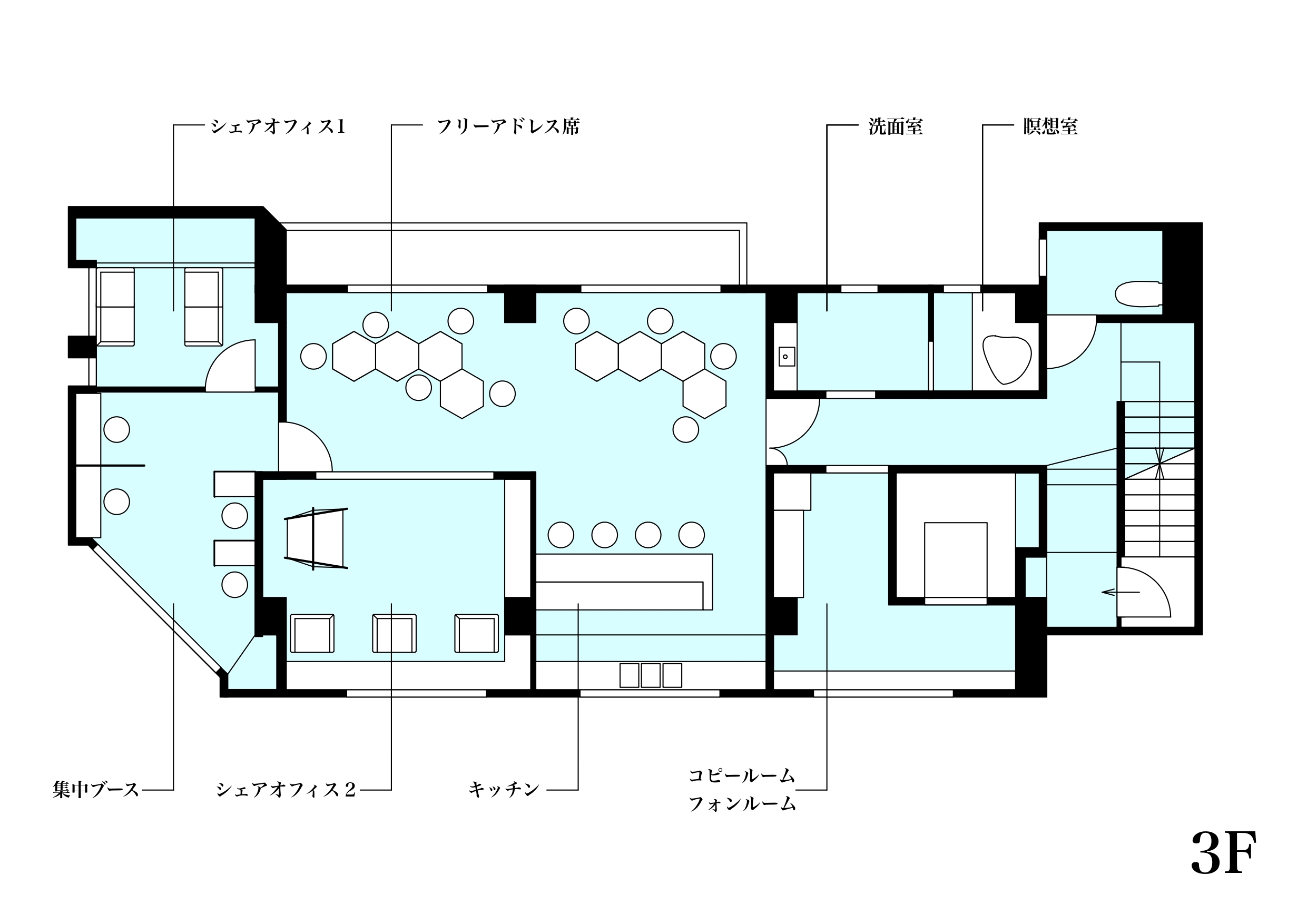 その他_フロアマップ(3F)。