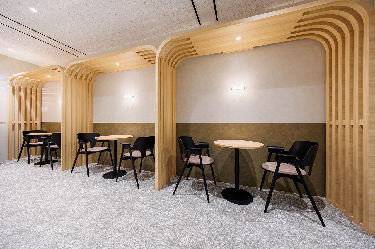 ビズコンフォート品川シーサイド　ラウンジエリア・作業スペース