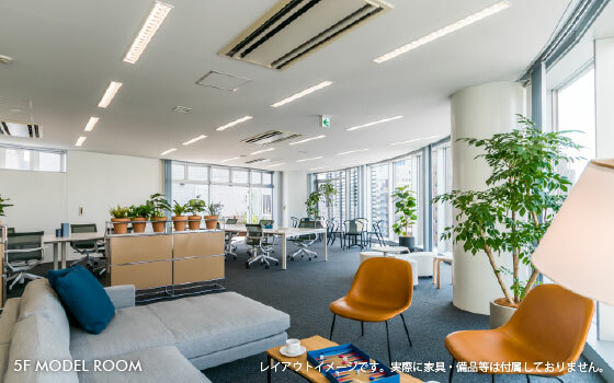 レイアウトイメージ（実際に家具・備品等は付属しておりません）