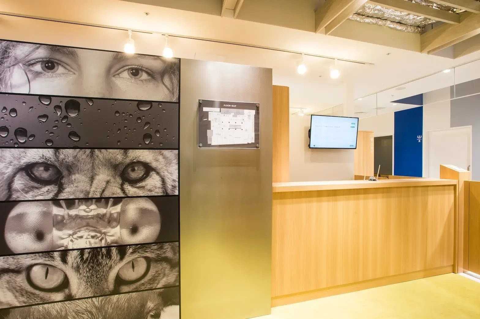 レセプション_常駐のスタッフがご来客対応などのビジネスサポートを行います