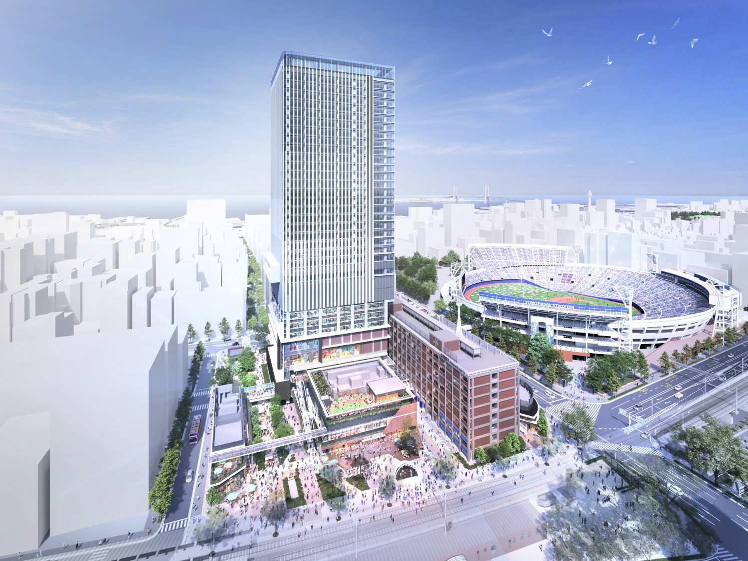 外観_関内駅から徒歩1分に位置しています。※画像はイメージです。