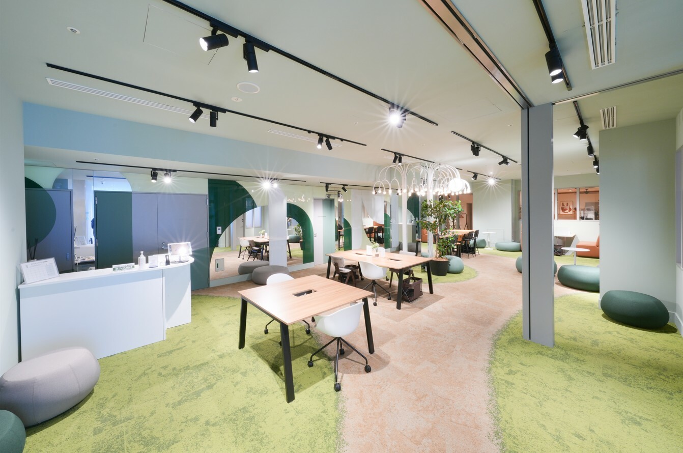 共用部＿受付＆ワークスペース