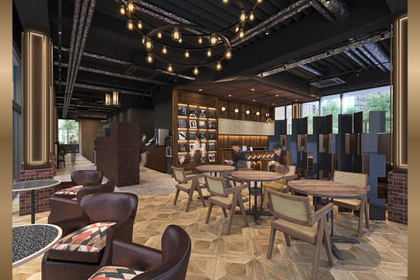 共有部_ラウンジ。ハイエンドオーディオにこだわりました。※画像はイメージです。