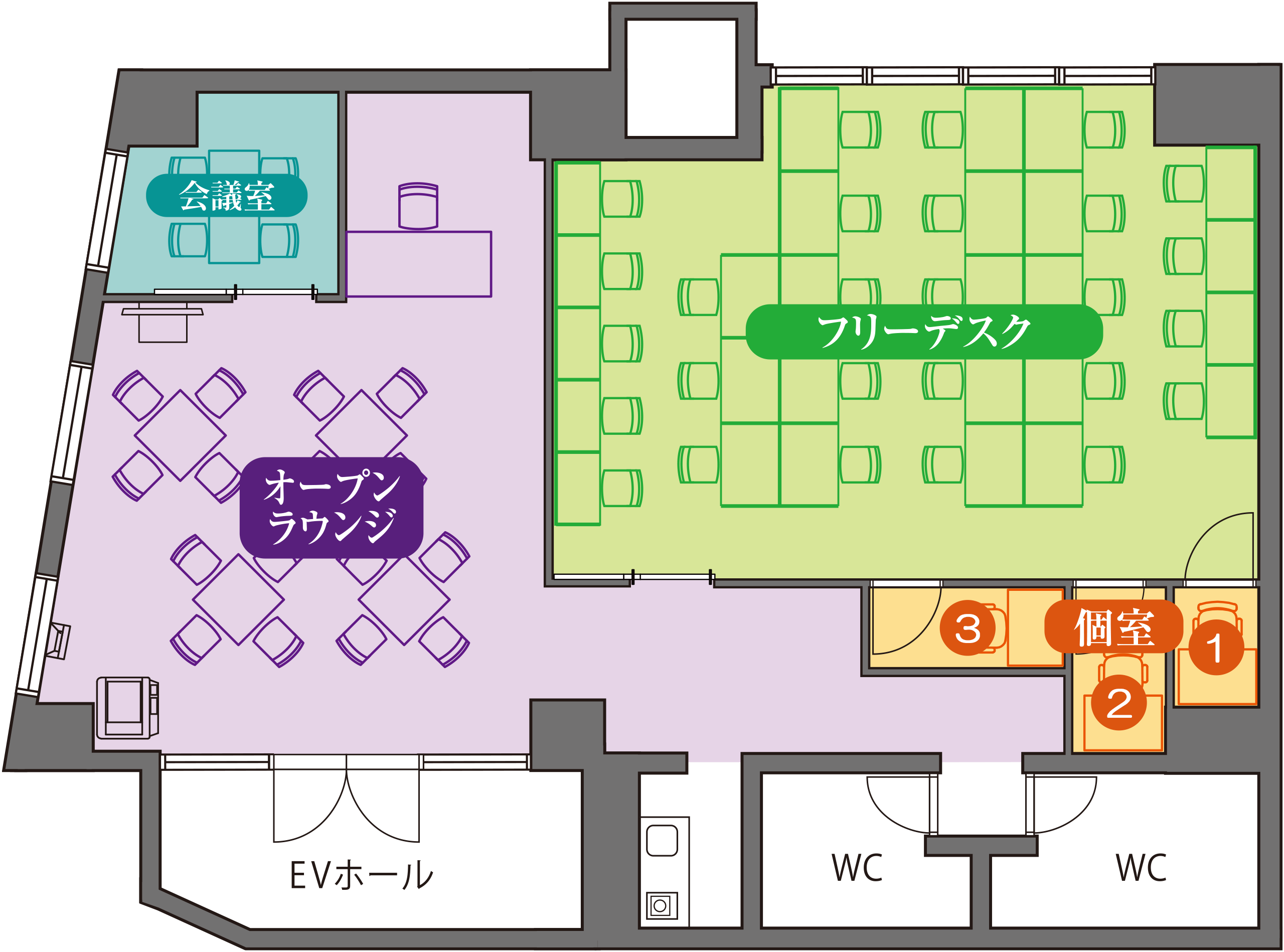 その他_フロアマップ。