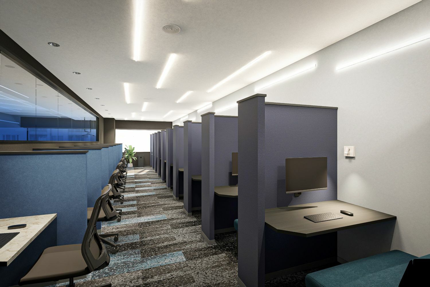 共有部_ラウンジ。気分を変えて作業することも可能です。※画像はイメージです。