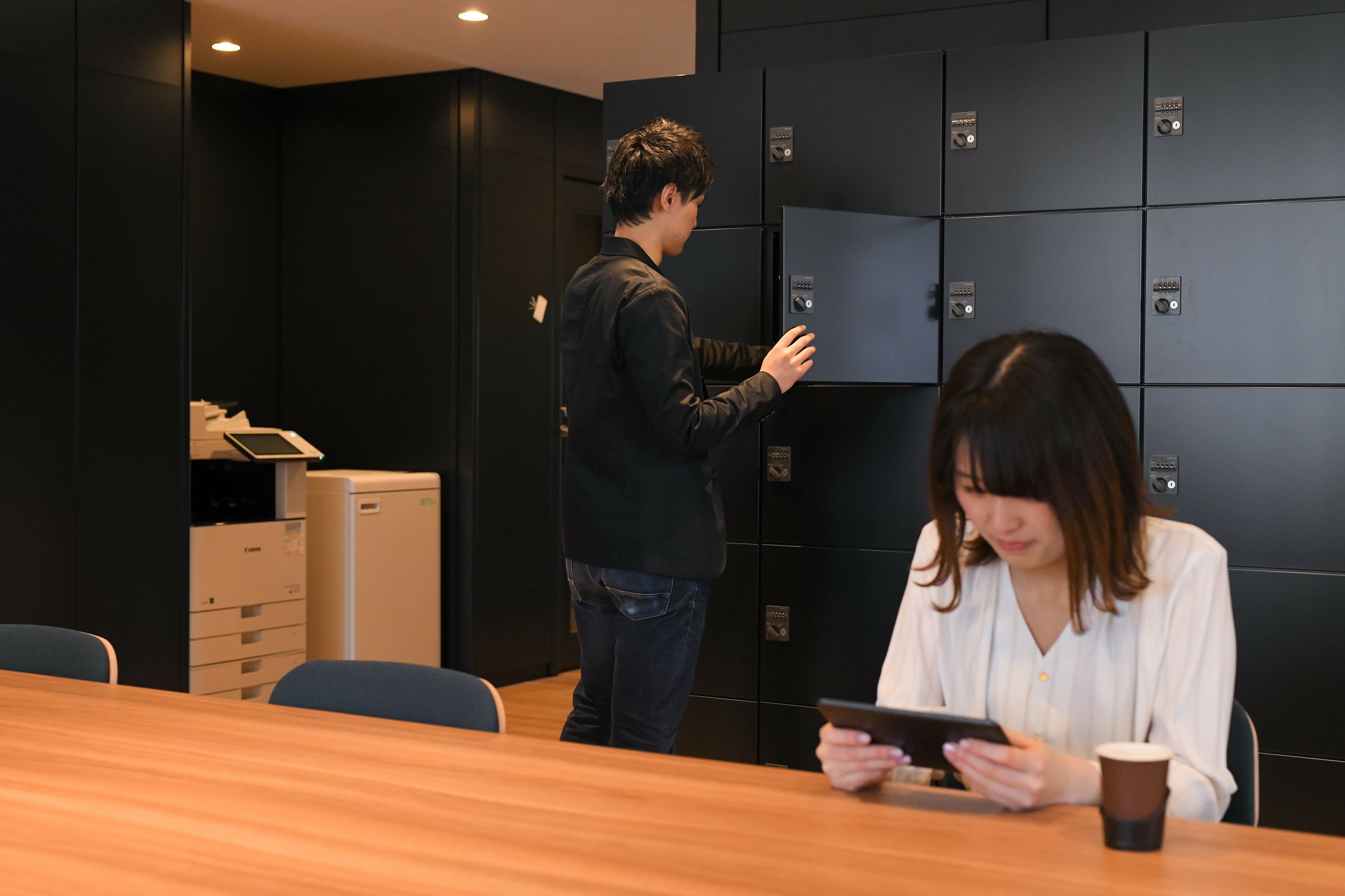 有料ロッカーあり