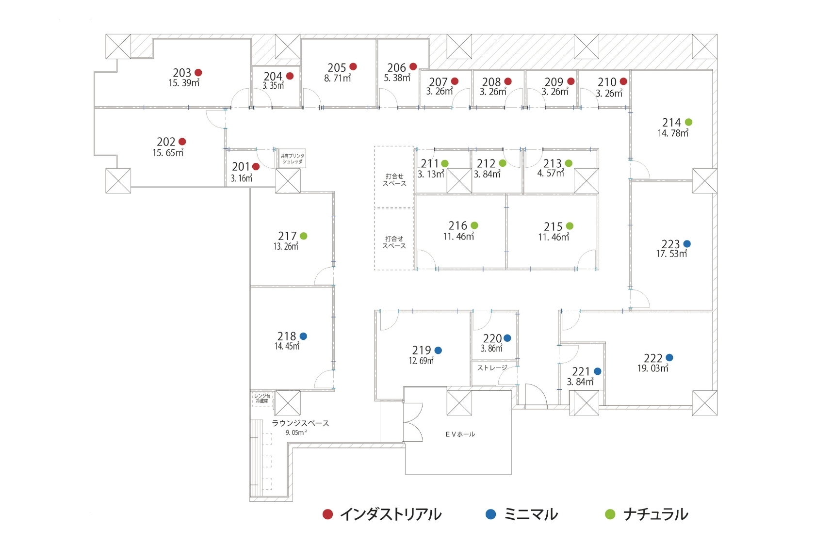個室_部屋見取り図