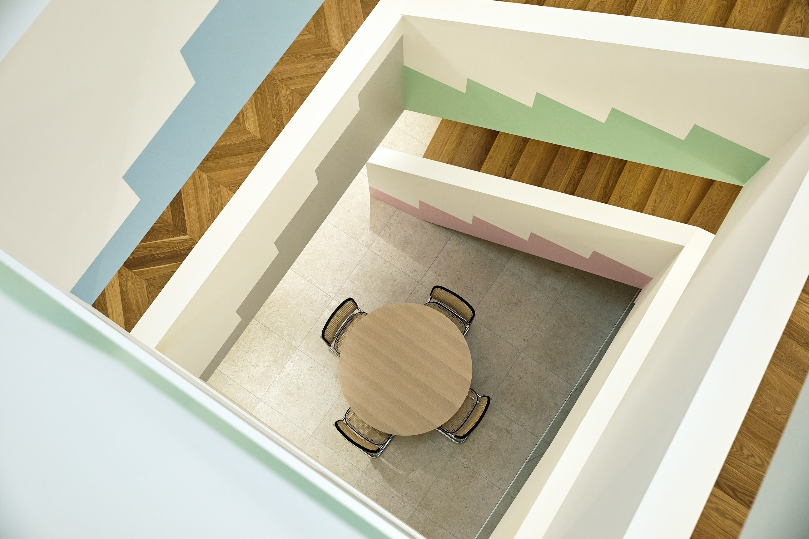 地下共用部、床暖房完備