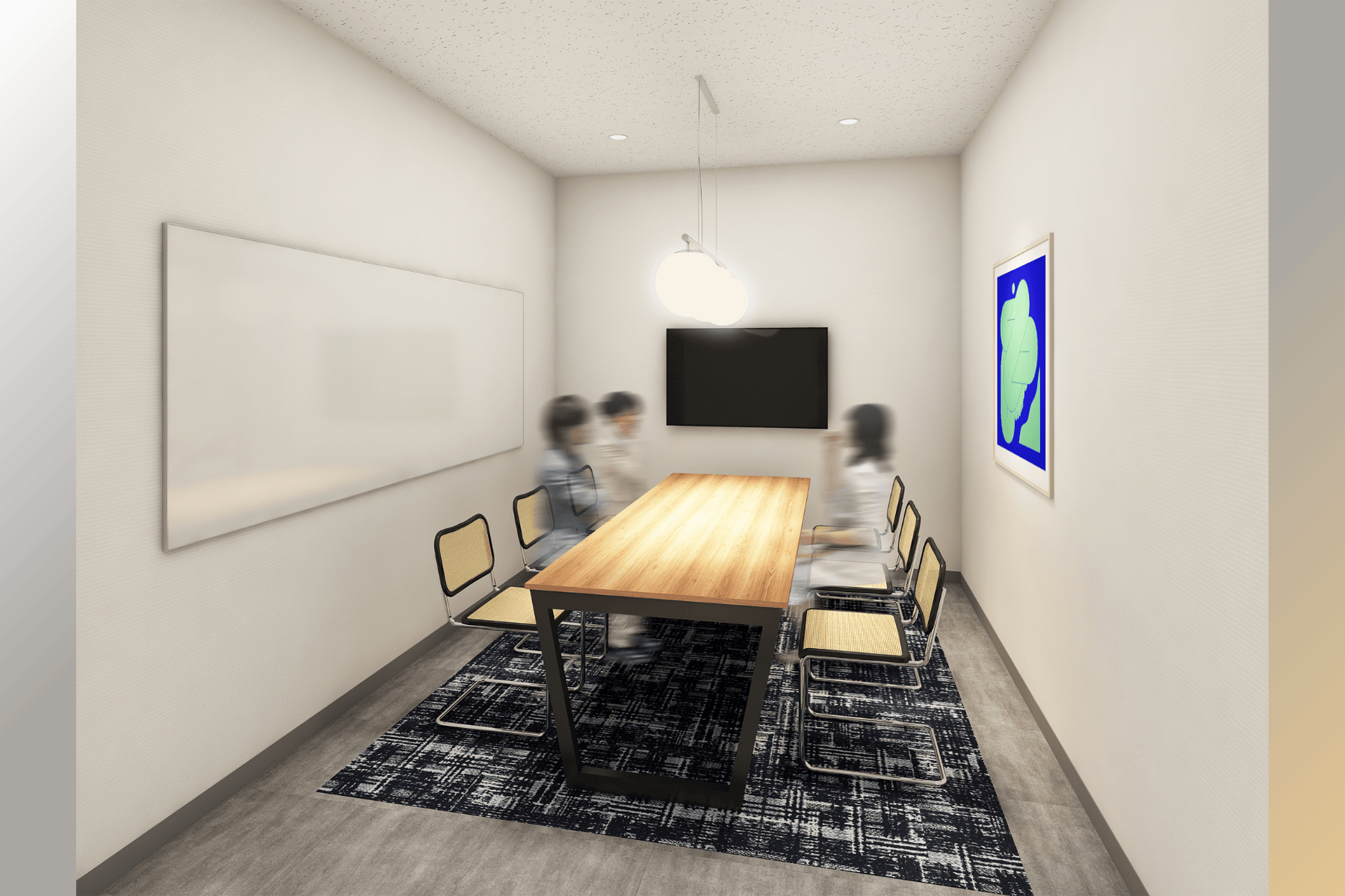 共有部_会議室。24時間利用可能です。※画像はイメージです。