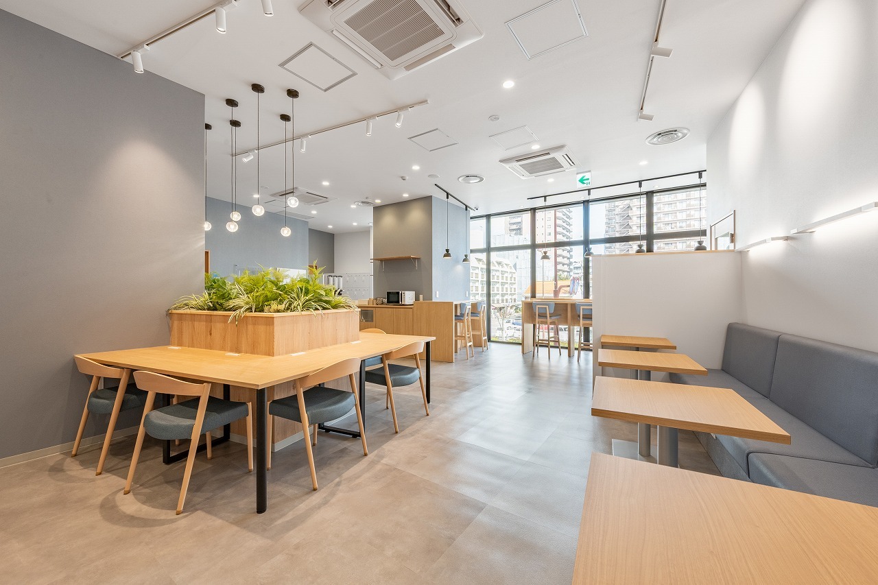 コワーキングスペースで気分転換も可能です