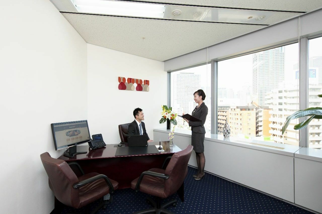 プライベートオフィス_各個室に個別空調が設備されているのでいつでも快適にご利用いただけます