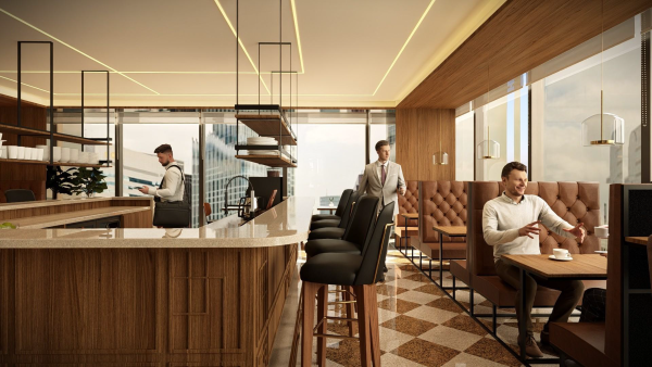 共有部_キッチン。コーヒー、紅茶などを自由に飲むことができます。※画像はイメージです。