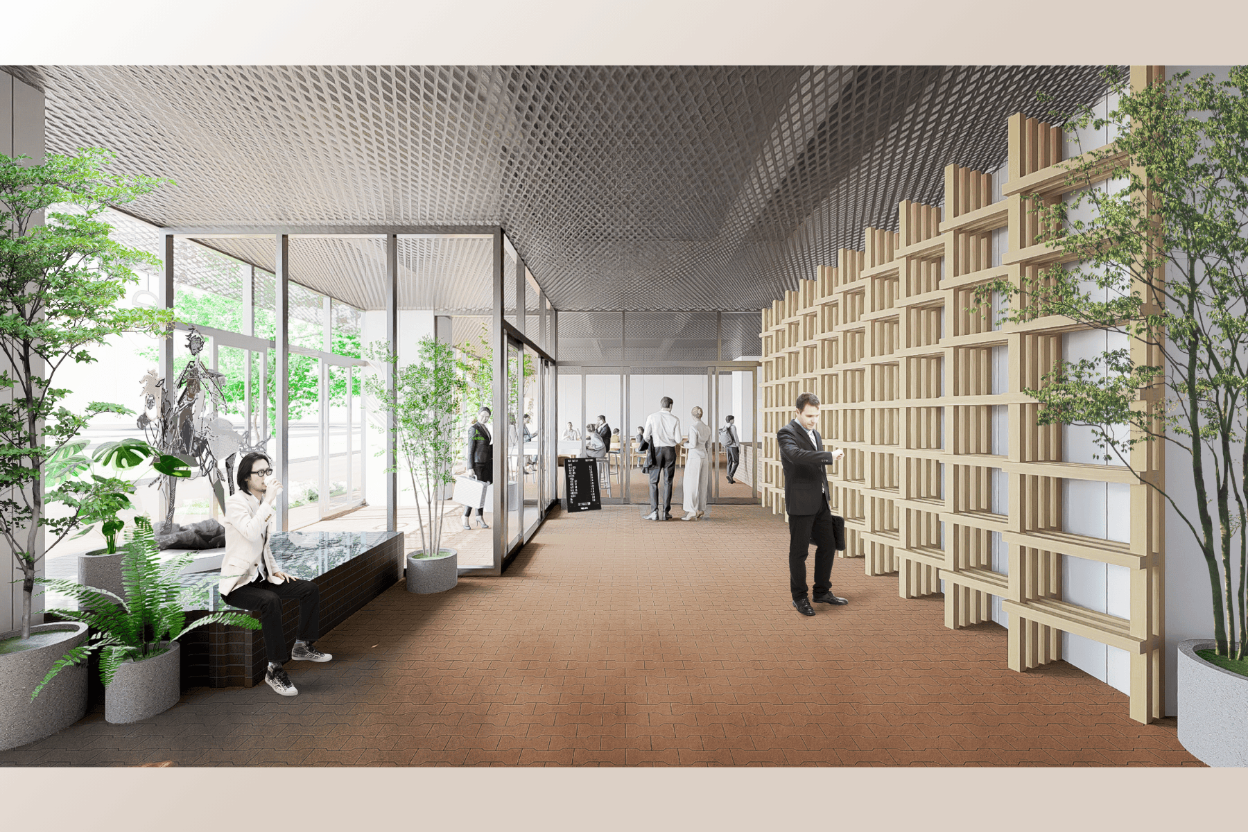 外観_ビルエントランス。オフィスビルとなっています。※画像はイメージです。