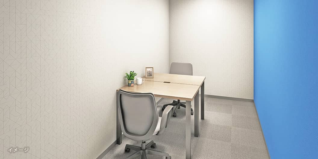 専有部_個室。家具付き、Wi-Fi完備ですぐにビジネスをスタートできます。※画像はイメージです。©Regus