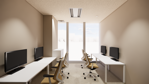 専有部_個室。お部屋は24時間利用可能です。※画像はイメージです。