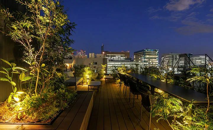 共有部_テラス。開放的なテラスでリフレッシュもできます。 ※画像はイメージです。ⒸH1O