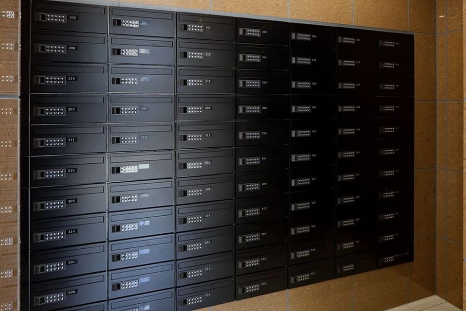 その他_ポスト。専用ポストを完備しています。