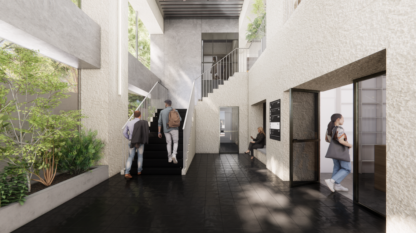 外観_エントランス。浅草橋駅から徒歩6分に位置しています。※画像はイメージです。