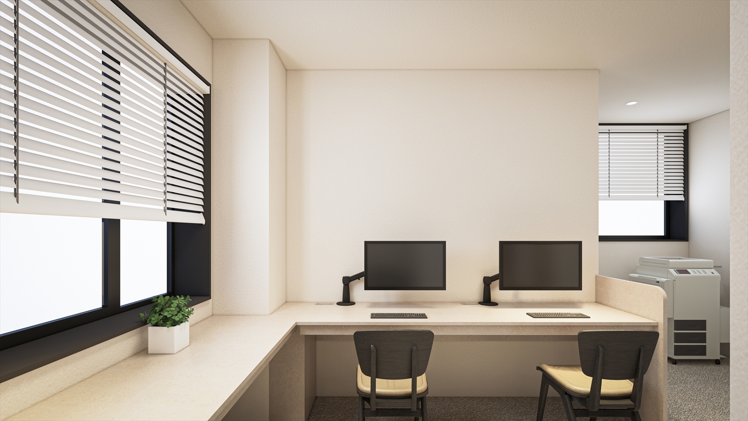 共有部_コワーキングスペース。無料Wi-Fiが設置されています。 ※画像はイメージです。