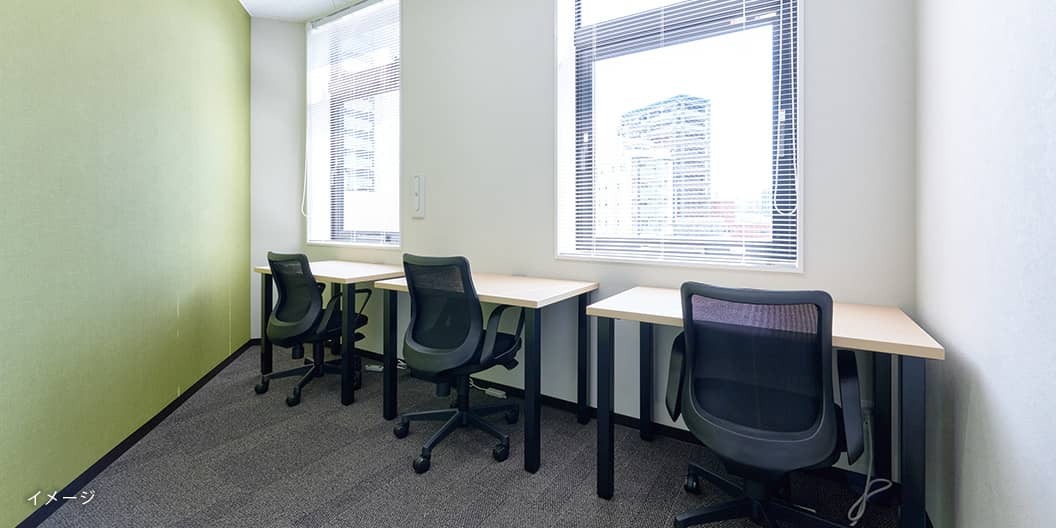 専有部_個室。1名～大人数用の個室を用意しています。※画像はイメージです。©Regus