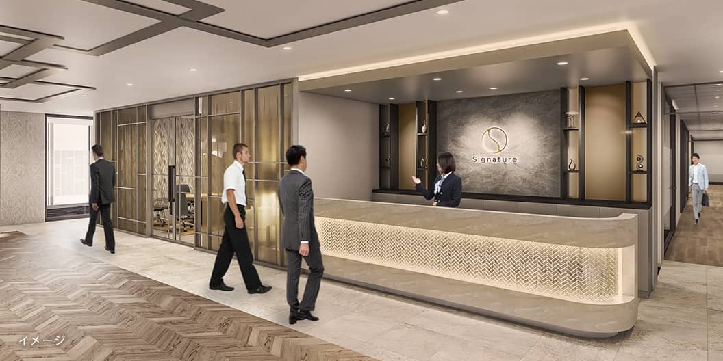 外観_受付。営業時間内はスタッフが常駐しています。※画像はイメージです。©Regus