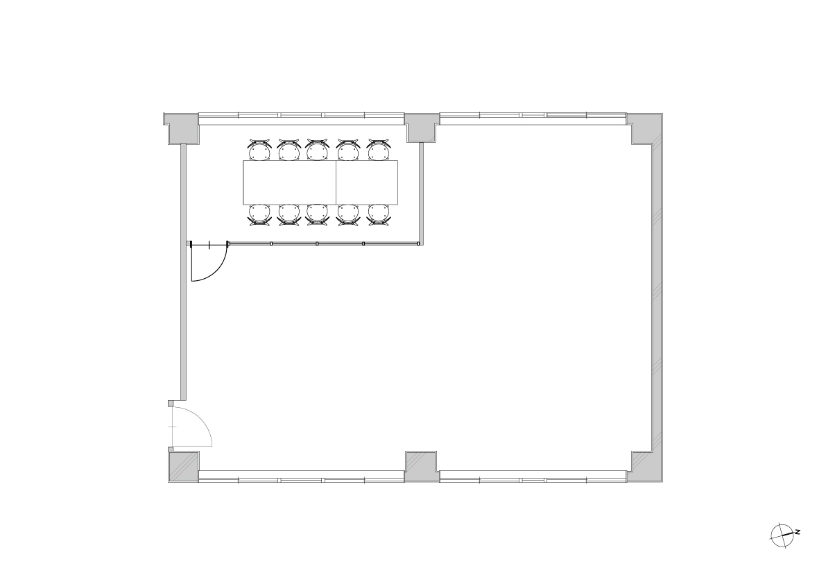 造作会議室レイアウト図