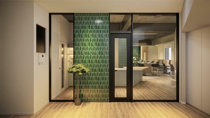 外観_エントランス。日中は有人受付です。※画像はイメージです。