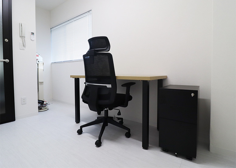 308号個室。24時間利用可能です。