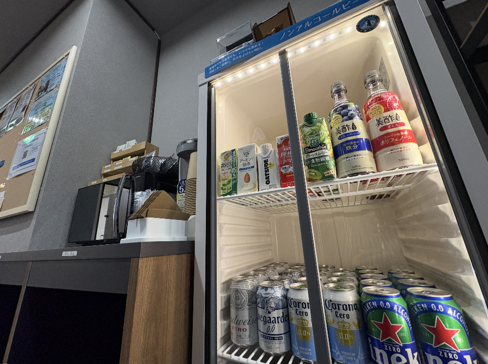 無料のドリンク