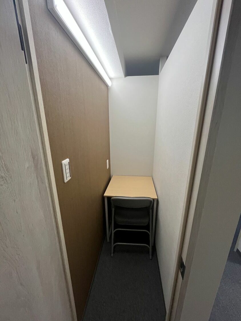 専有部_個室。追加料金なしで登記可能です。