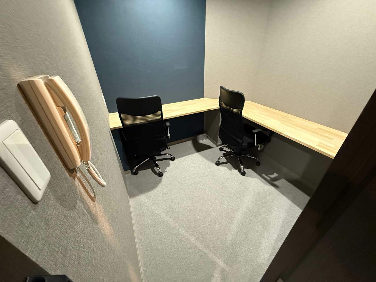 専有部_個室。追加料金なしで登記可能です。