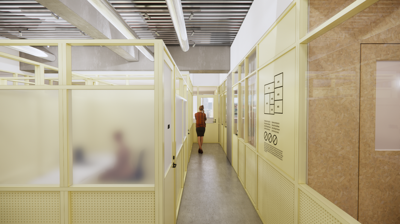 専有部_個室。家具、インターネット環境完備です。※画像はイメージです。