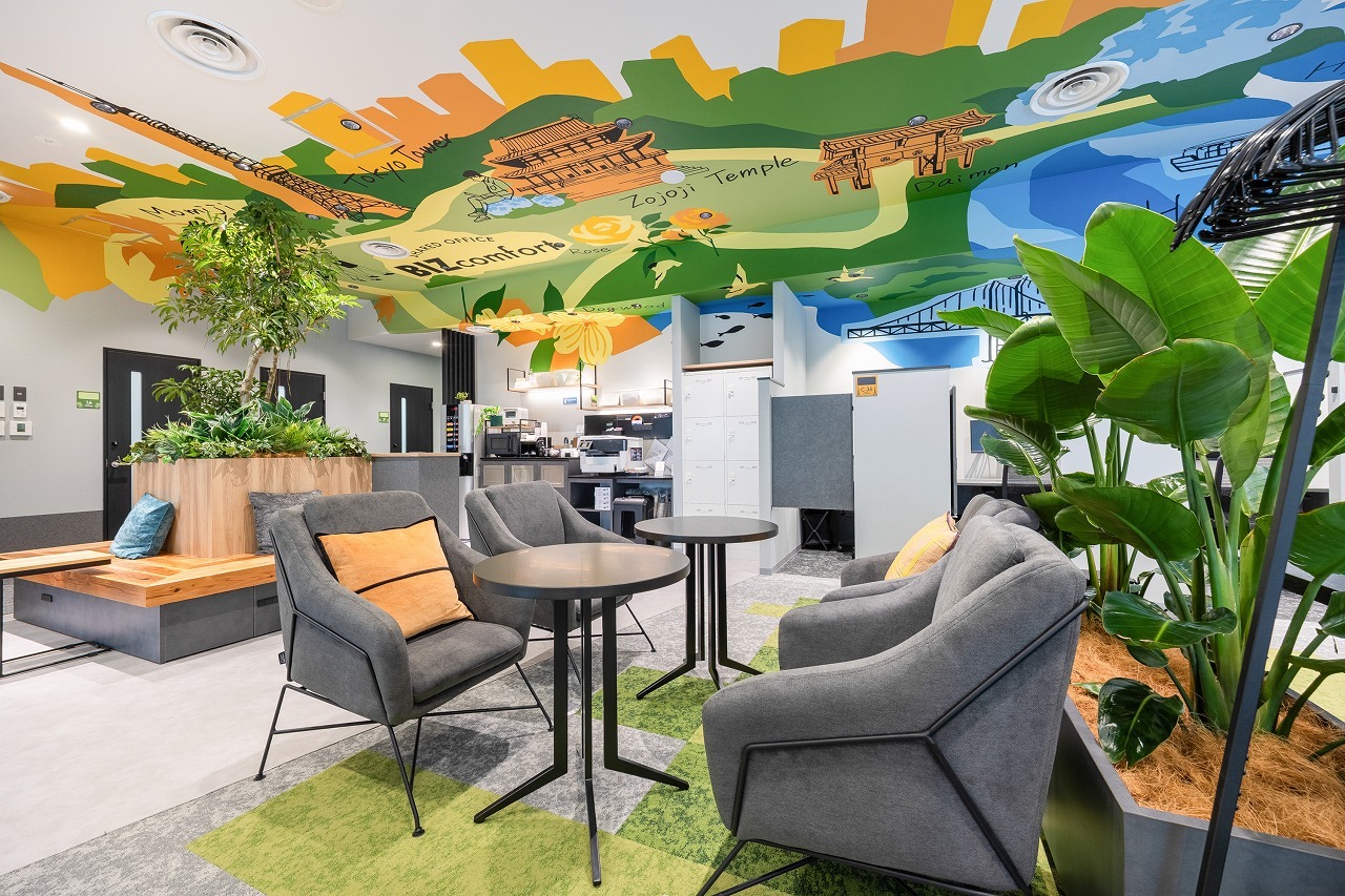 BIZcomfort芝公園_カフェブース（ソファ席）