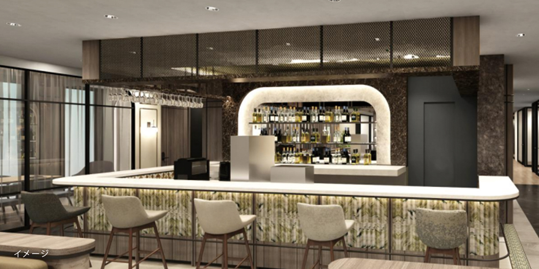 共用部_カウンター。リフレッシュスペースとしても活用できます。※画像はイメージです。©Regus