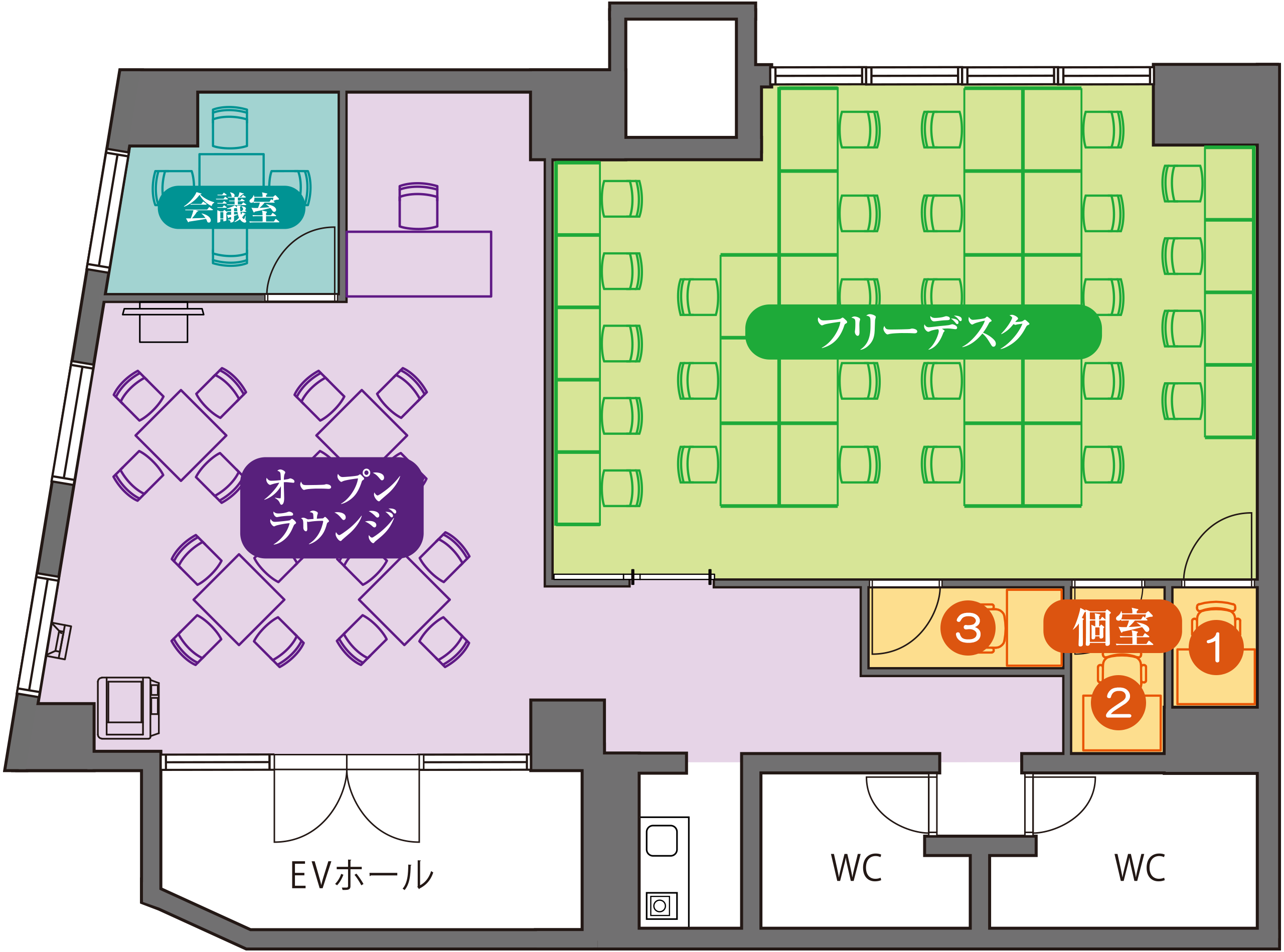 その他_フロアマップ。
