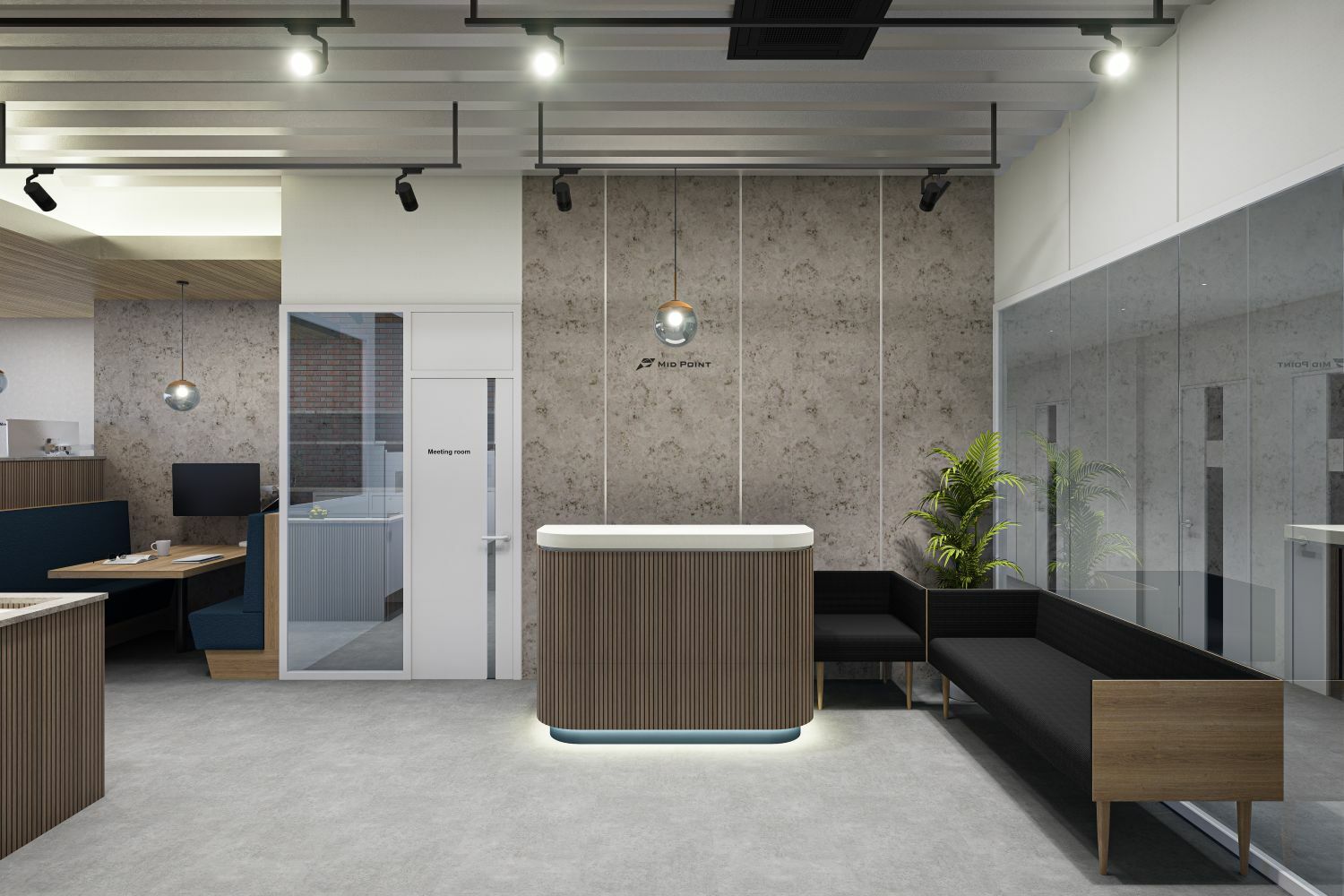 外観_エントランス。日中は有人受付です。※画像はイメージです。