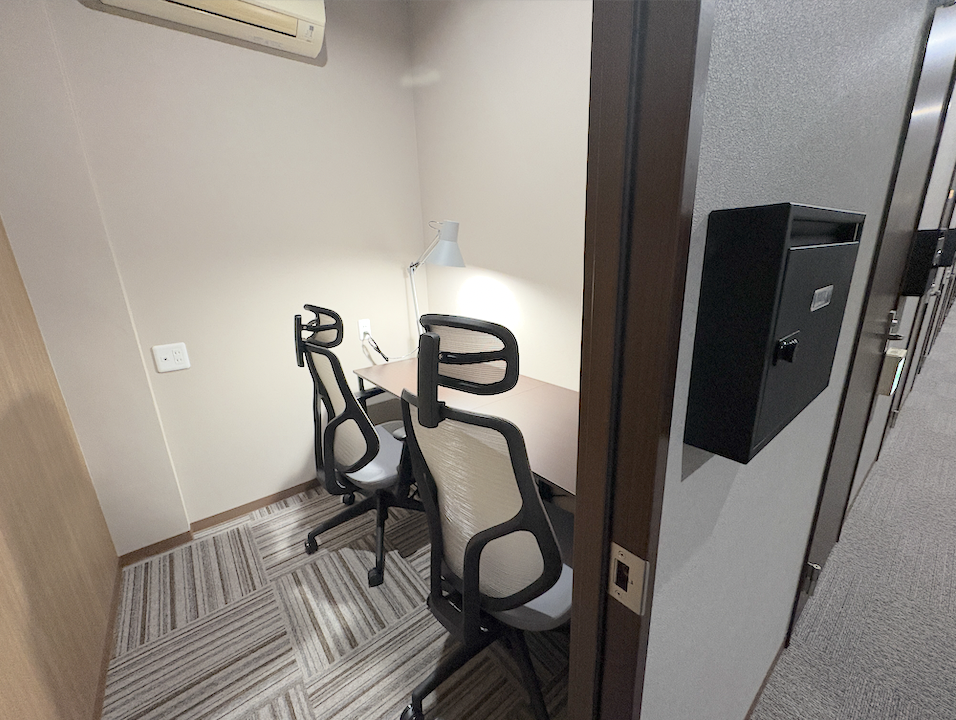 2名まで座れる専用個室
