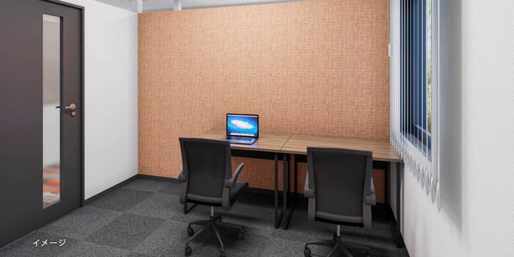 専有部_個室。1名から大人数まで様々なオフィスバリエーションが用意されています。※画像はイメージです。