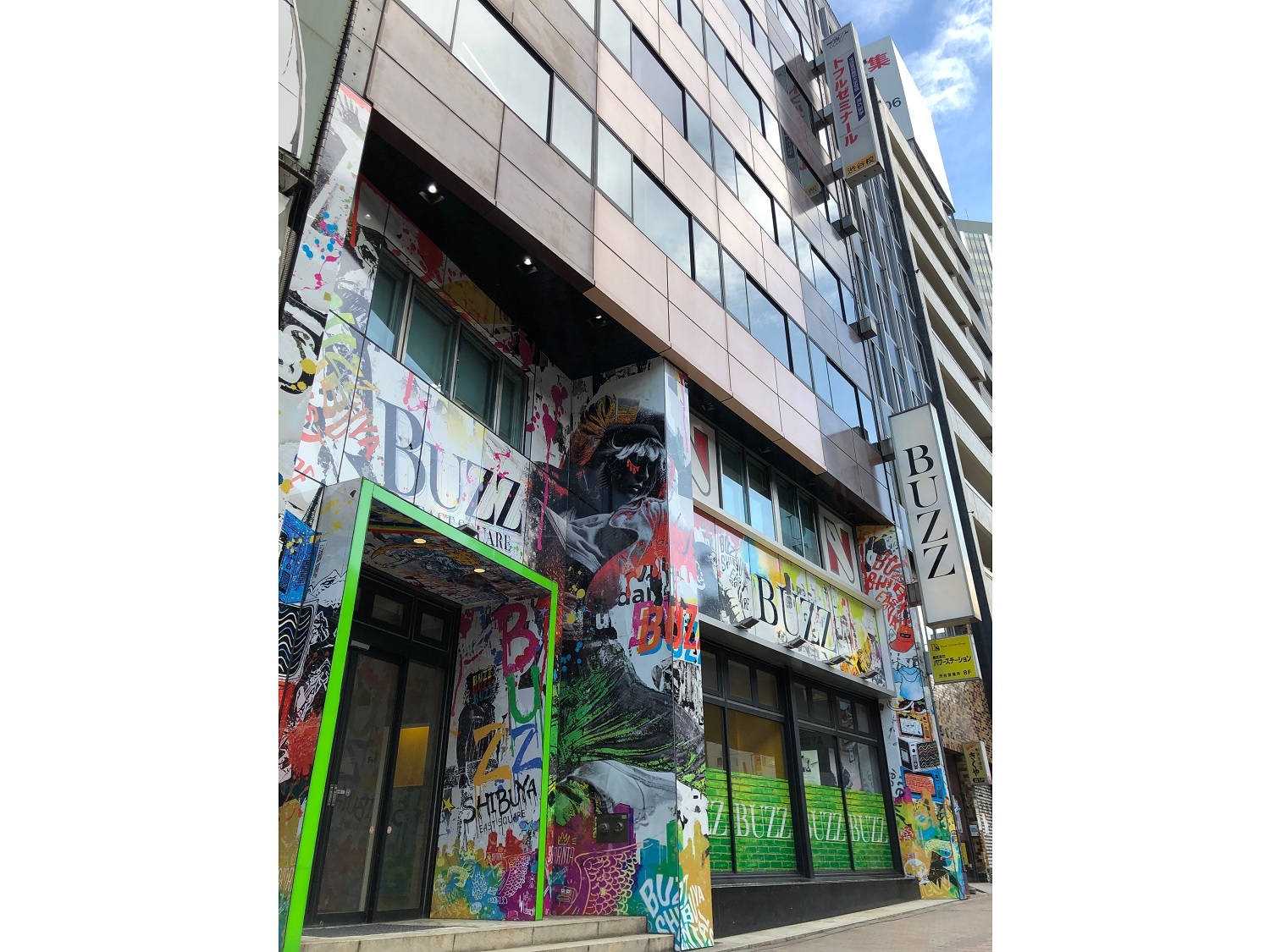 外観_渋谷駅から徒歩2分の場所のあるレンタルオフィスです。
