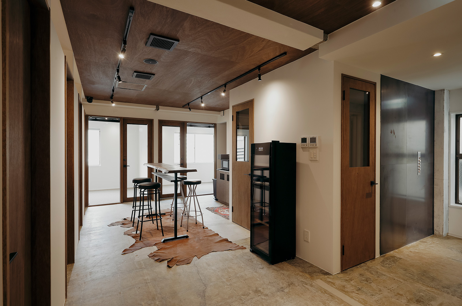 共有部_ラウンジ。24時間利用可能です。