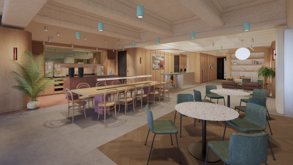 専有部_個室。個室内はデスク・椅子・袖机が標準で装備されています。※写真はイメージです。© WeWork