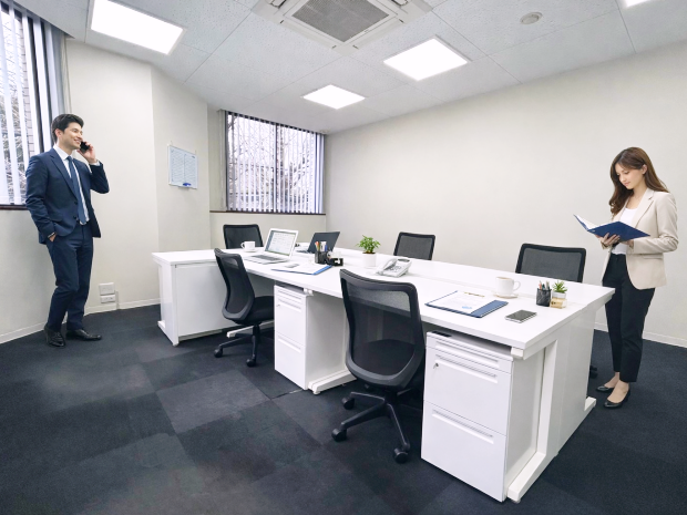 インターネット無料完備ですぐにビジネスを開始できます