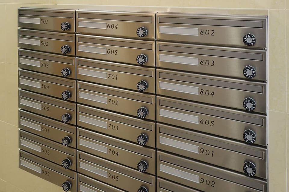 その他_ポスト。専用ポスト完備です。