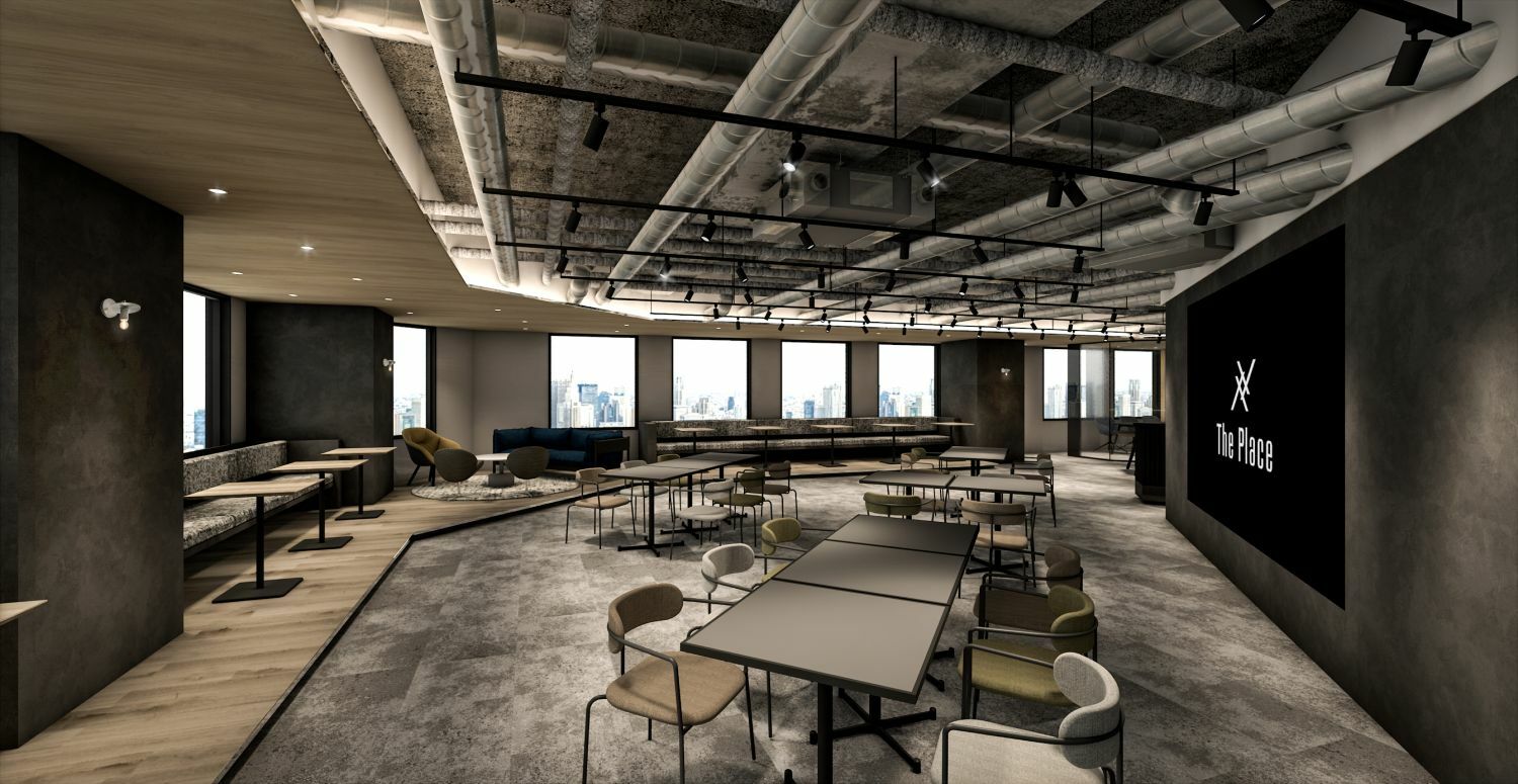 共有部_ラウンジ。作業の間のリフレッシュとしても利用可能です。※画像はイメージです。