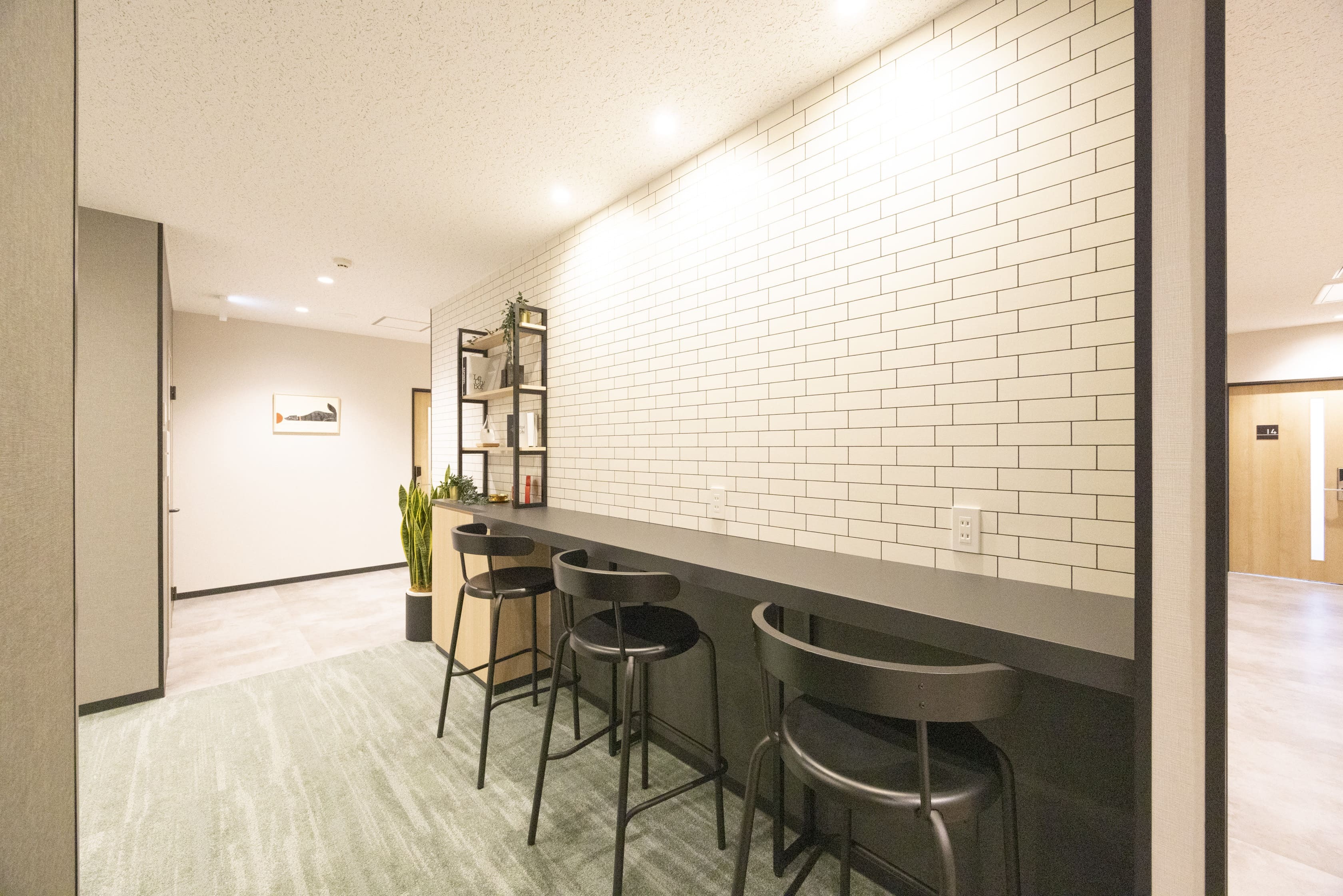 共有部_ラウンジ2_24時間利用することができます